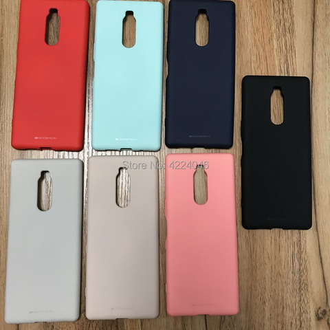 Korea goospery silicon soft feeling matte tpu phone case for SONY XPERIA 1 1II Mark 2 10 5 II J8110 J9110 good sony accessories ► Photo 1/6
