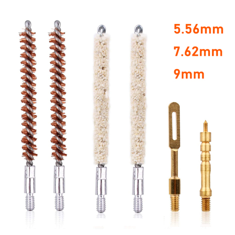 Tactical Gun Cleaning Kit Universal Pistol Cleaning Bore Brushes 7.62/5.56/9mm Rifle Cleaning Brush Tool Gun Accessories ► Photo 1/6