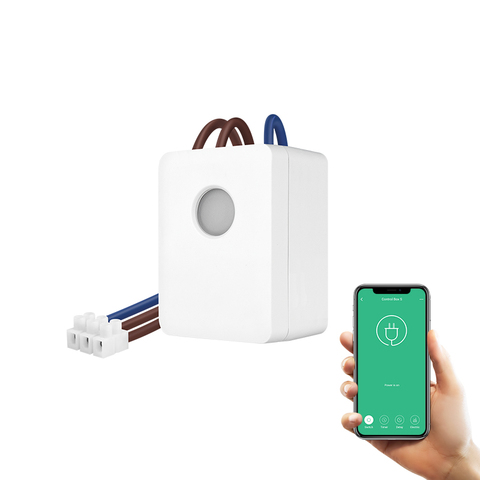 2022 Broadlink Bestcon SCB1E Smart Wifi Module 16A Metering Switch Metering Wi-Fi Control Box Werkt Met Alexa Google Assistent ► Photo 1/6