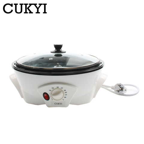 CUKYI Electric Coffee beans Home coffee roaster machine roasting 220V non-stick coating baking tools household Grain drying ► Photo 1/4