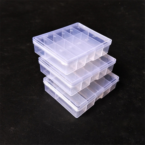 1pcs Fishing Tackle Boxes 10 Transparent Compartments Plastic Fishing Lure Bait Hook Storage Case Tackle Box High Strength Box ► Photo 1/5