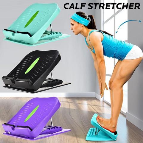Anti-Slip Adjustable Foot Calf Stretcher Incline Board Body Stretching Tool for Sports Yoga Massage Fitness Pedal Stretcher ► Photo 1/6