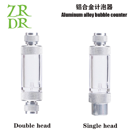 WYIN aquarium Check Valve-Regulator Diffuser Reactor Single-Head or Dual-Head Aquarium CO2 Bubble Counter Air Pump Accessories ► Photo 1/6