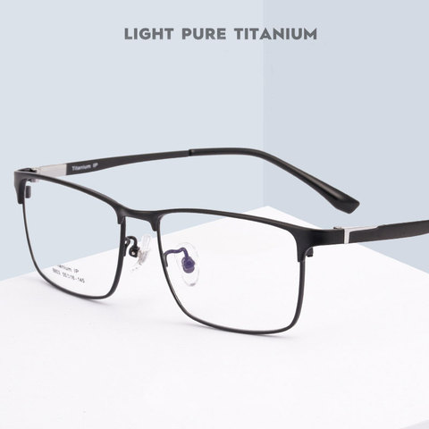 Reven Jate 8803S Optical Glasses Pure Titanium Frame Prescription Eyeglasses Rx Men Glasses for Male Eyewear ► Photo 1/6