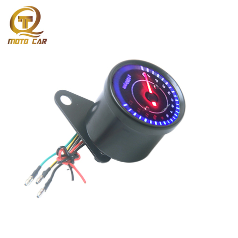 Motorcycle Universal Odometer Speedometer Electronic Digital Instruments Tachometer for Harley BMW Mechanics Meter ► Photo 1/6