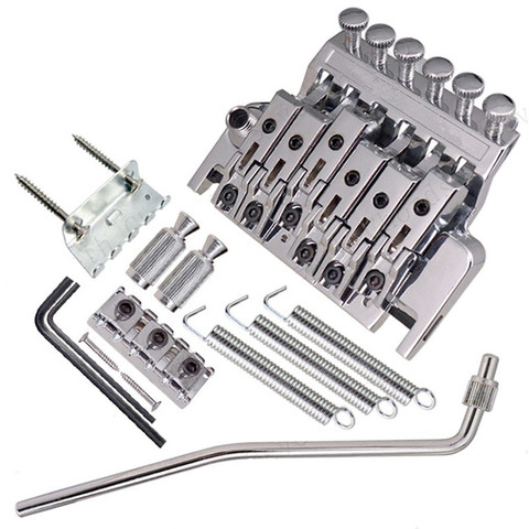 A Set Of B005 Tremolo Bridge Double Locking Systyem Pulled Electric Guitar String Bridge Guitar Accessories Parts ► Photo 1/6