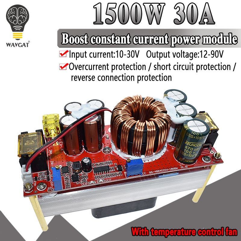 1500W 30A DC-DC Boost Converter Step Up Power Supply Module Constant Current 