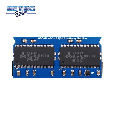 RetroScaler 128MB Manual Welding MisTer SDRAM Extra Slim (XS-D) v2.5 Board for MisTer FPGA ► Photo 1/6