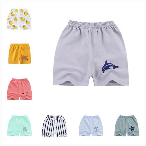 Summer Cotton baby shorts For boys girls stripe animal pattern styles Children PP Shorts Newborn Toddler Shorts beach ► Photo 1/6