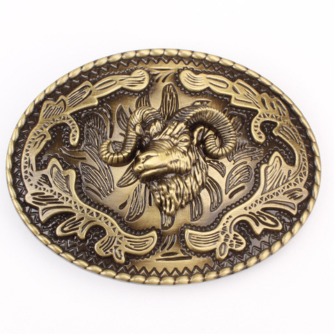 Sheep head pattern belt Buckle for 3.8cm 4cm belt DIY Components homemade handmade waistband ► Photo 1/3