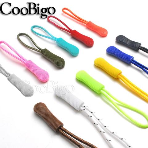 12pcs Colorful Zipper Pulls Tent Backpack Tab Replacement Clip Fit Rope Tag Travel Bag Suitcase Zip Cord Puller End Fixer ► Photo 1/6