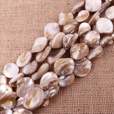 8-10x11-16mm Freeform Shell Loose Natural Stone Beads For DIY Necklace Bracelet Jewelry Making Str 14