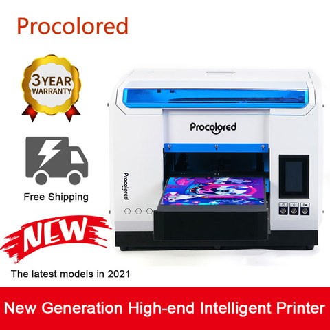 Procolored 2022 UV Printer A3 Print for Glass Phone Case Wood Metal Bottle  Multifunction LED Digital UV Flatbed Printing Machine - Price history &  Review, AliExpress Seller - procolored Official Store