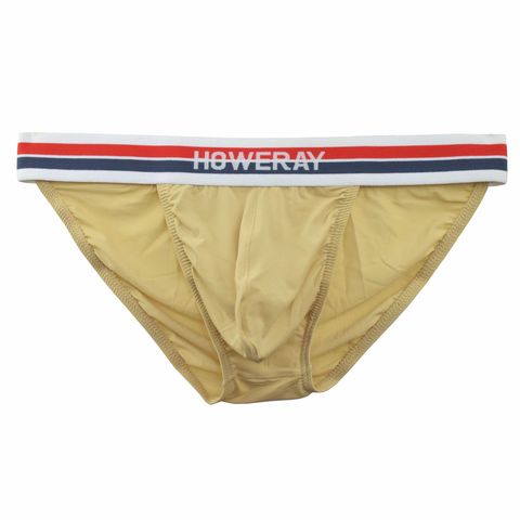 2022 brand Howe Ray men's solid underwear men's ice silk fashion sexy triangular underwear men gay G-strings ► Photo 1/3