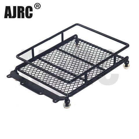 1/10 RC Car Rock Crawler Metal Roof Rack Luggage Carrier with LED Lights Bar for TAMIYA CC01 AXIAL SCX10 D90 RC Luggage Rack ► Photo 1/6