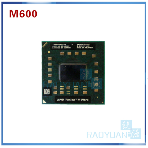 AMD Turion II Ultra Dual-Core Mobile M600 TMM600DBO23GQ 2.4G 2M cpu latop processor Socket S1 ► Photo 1/1