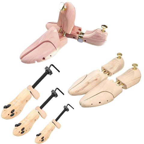 Shoe Stretcher Wooden Shoes Tree Shaper Rack,Wood Adjustable Flats Pumps Boots Expander Trees Size S/M/L Man Women ► Photo 1/1