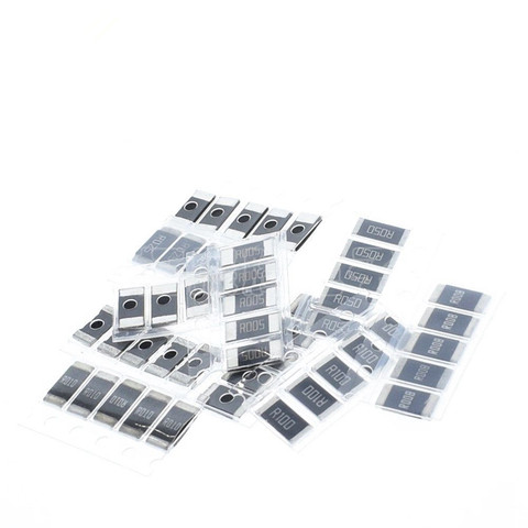 50PCS Alloy resistance 2512 SMD Resistor Samples kit ,10 kindsX5pcs=50pcs R001 R002 R005 R008 R010 R015 R020 R025 R050 R100 ► Photo 1/1