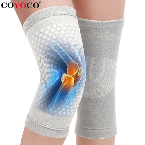 1 Pcs Self Heating knee Pads Sleeve Dot Matrix Heating Kneepad Tourmaline Knee Support for Arthritis Joint Pain Relief Recovery ► Photo 1/6