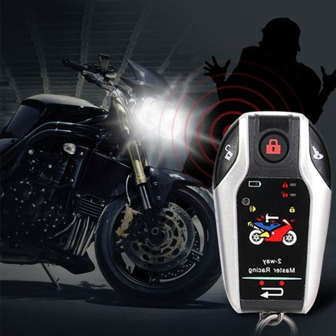 Two Way Motorcycle Alarm Motorbike 12V Anti-theft Security System Start Alarms 57BA ► Photo 1/5