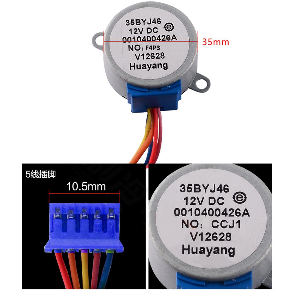 Moteur Pas à Pas Pour Climatiseur Haier - 35BYJ46 12VDC - Référence 0010402433F/D - Pour Réparation