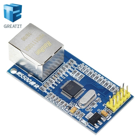 GREATZT W5500 Ethernet network module hardware TCP / IP 51 / STM32 microcontroller program over W5100 ► Photo 1/6