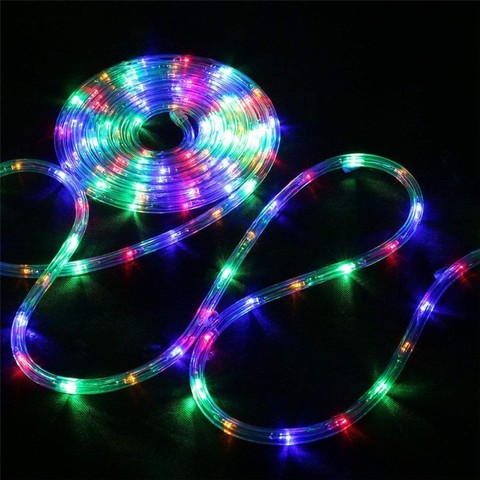 10-40M LED Strip lights Outdoor Street Garland Safe Voltage Rope String Lights Decorations for House Garden Fence Christmas Tree ► Photo 1/6