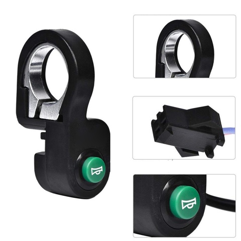 22.5mm Bike Electric Bicycle Horn Switch Button Motorcycle Scooter Bike Plastic Horn Signal Switch Button ► Photo 1/6