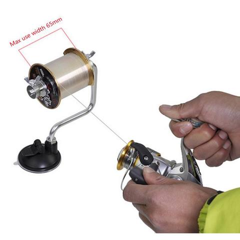 Portable Aluminum Fishing Line Winder Fishing Reel Spool Spooler System Tackle Tool Suction Cup Sea Carp Fishing Accessories #SD ► Photo 1/6