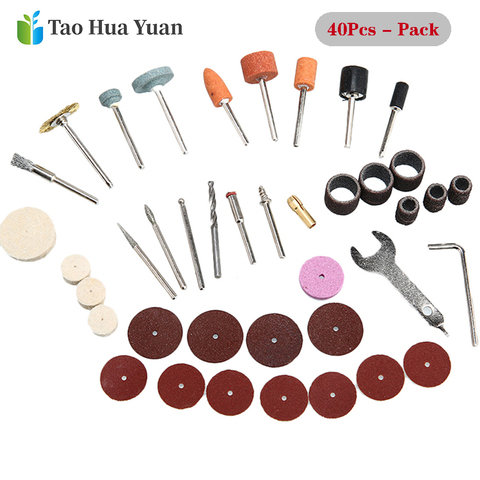 40Pcs Electric Grinder Parts Hardware Rotary Tools Accessory Set Fits For Dremel Drill Carving Grinding Polishing Accessories AA ► Photo 1/6