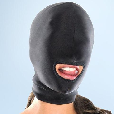 Sexy Toys Fetish Open Mouth Hood Mask Head Black Adult Games Health Product Super soft material sex toys for woman men ► Photo 1/2