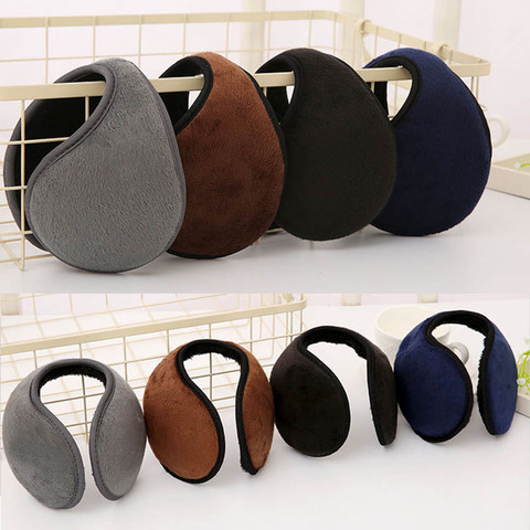 Plush Back-wearing Style Fashion Earbags Men Earmuffs Male Earflap Casual Keep Warm Winter Outdoor Protector Ear Cover ► Photo 1/6