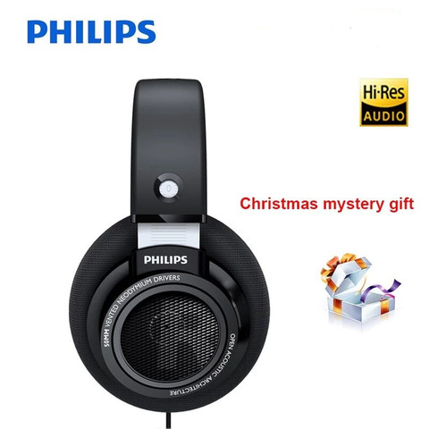 Special headset for computer, philips SHP9500 professional headphones with 3m long line noise reduction headphones. ► Photo 1/6