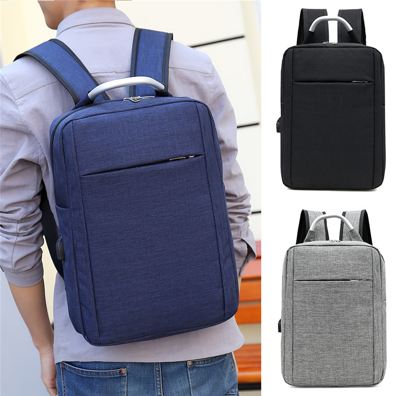 Anti-theft Men/Womens Laptop Notebook Backpack+USB Charging Business School Bag