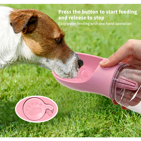 Dog Water Bottle Portable Pet Water Dispenser Feeder for Puppy Medium Large Dogs Pet Travel Drink Bowl Dog Accessories Outdoor ► Photo 1/6