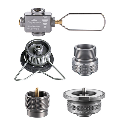 CAMPINGMOON Gas Saver Plus with Gas Adapters for Camping Backpacking Hiking Fishing Camping Stove Adapter ► Photo 1/6