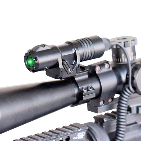 Drop shipping Laserspeed Green Laser Sight Waterproof Rifle Laser Pointer Rail Mounted Hunting Laser Scope ► Photo 1/6