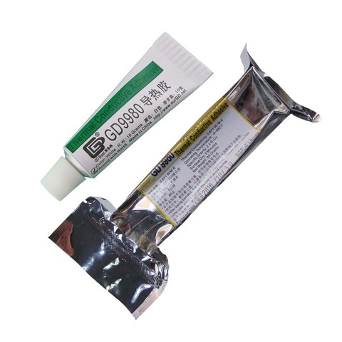 Net Weight 10/85 Grams Fast Curing Aluminum Soft Tube Packaging White GD9980 Thermal Conductive Adhesive Cement Silicone Glue ST ► Photo 1/6