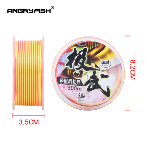 Angryfish Excellent Wear Resistance Rock Fishing 300m Size Available Super Fishing Line ► Photo 1/6