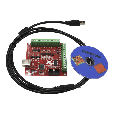Breakout board CNC USB MACH3 100Khz 4 axis interface driver motion controller driver board ► Photo 1/1