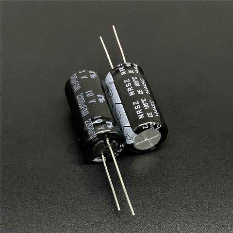 5Pcs/20Pcs 2200uF 10V Japan NIC NRSZ Series 12.5x25mm Low Impedance Long Life 10V2200uF Aluminum Electrolytic Capacitor ► Photo 1/2