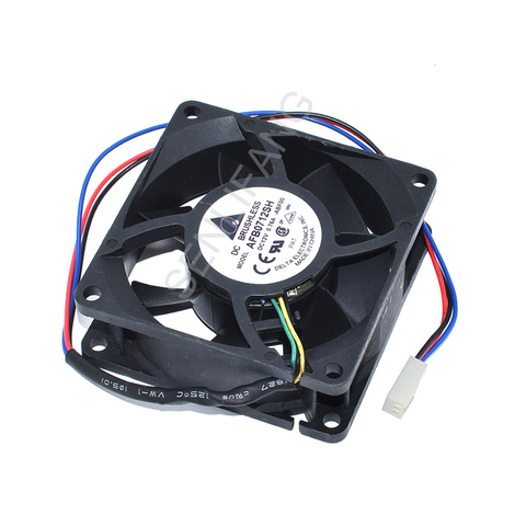 Original  For Delta AFB0712SH  7025 DC12V 0.76A 7CM Three Wires Double Ball Large Air Volume Fan ► Photo 1/2