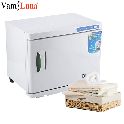 23L UV Sterilizer Box Cabinet With UV lamp Towel Warmer Heater UV sterilizer For Spa Beauty Salon Nails Tools Disinfection ► Photo 1/6