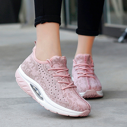 Spring New High Quali Women Vulcanized Shoes For Women Breathable Light Big Sneakers Air Cushion Non-slip Shoes Woman ► Photo 1/6
