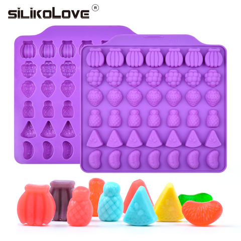 SILIKOLOVE 3D Chocolate Mold Silicone Chocolates Molds Baking Fruit Nonstick Jelly DIY Silicone Decorating Tools Bakeware Moulds ► Photo 1/6