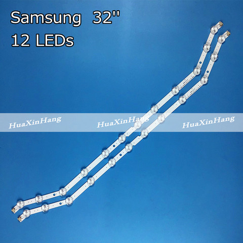 2 pieces/set New 12LED STRIP D3GE-320SM1-R2 12light for 2013SVS32 BN96-35204A BN96-28763A LM41-00001S 585MM ► Photo 1/6