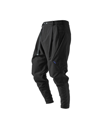 oblique cutting pants scotchgard techwear cyberpunkclothes ninjawear streetwear reindee lusion 20SS ► Photo 1/5