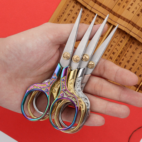 Stainless Steel Vintage Scissors Sewing Fabric Cutter Embroidery Scissors Tailor Scissor Thread Scissor Tools for Sewing Shears ► Photo 1/5