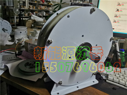 2000W High Power Disc Coreless Generator High Efficiency Permanent Magnet Low Speed Low Resistance ► Photo 1/5