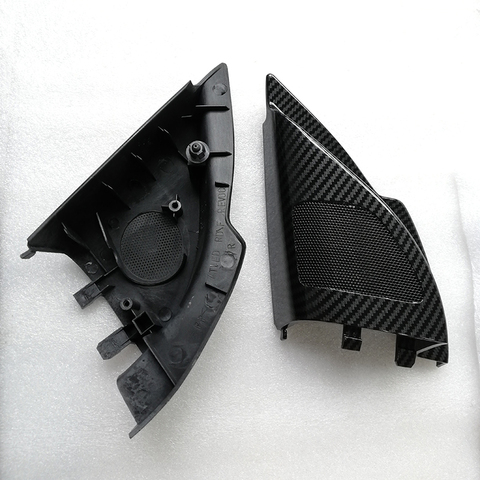 Modified car accessories Hengfei triangular plate horn tweeter speakers Carbon fiber cover for Mitsubishi Lancer EX ► Photo 1/2